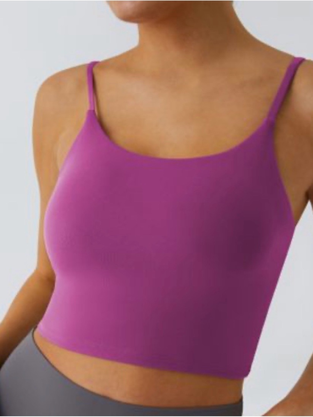 Halara Basic Padded Workout Cropped Low Support Tank Top - Size Medium